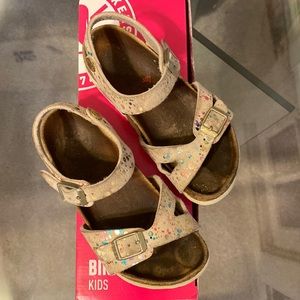 Birkenstock Rio Kids Confetti white